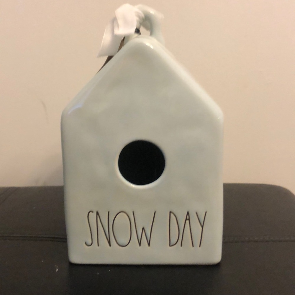 COPY - COPY - Rae Dunn snow day birdhouse